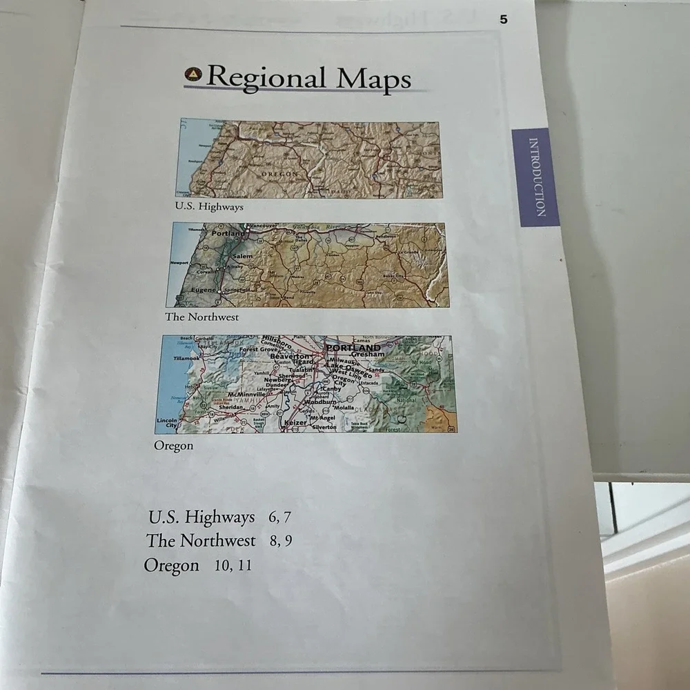 Benchmark Oregon: Road & Recreation Atlas - Vintage 1998 Edition by Stuart Allan